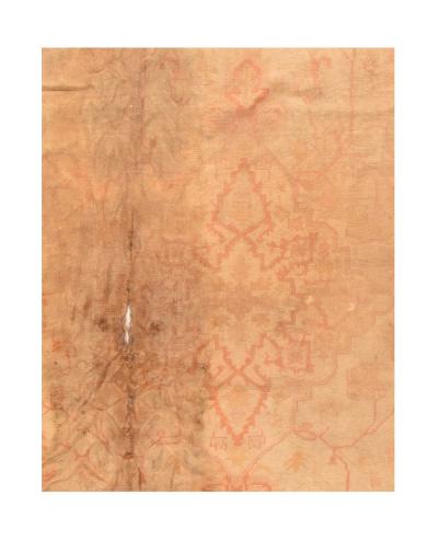 Antique Oushak Rug 13 2 x 17 1 