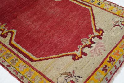 Antique Oushak Rug 24 x 46