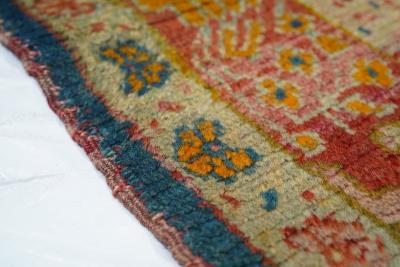 Antique Oushak Rug 3 3 x 5 0 