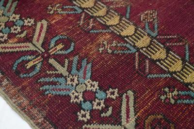 Antique Oushak Rug 35 x 54