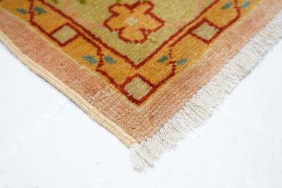 Antique Oushak Rug 9 5 x 14 5 