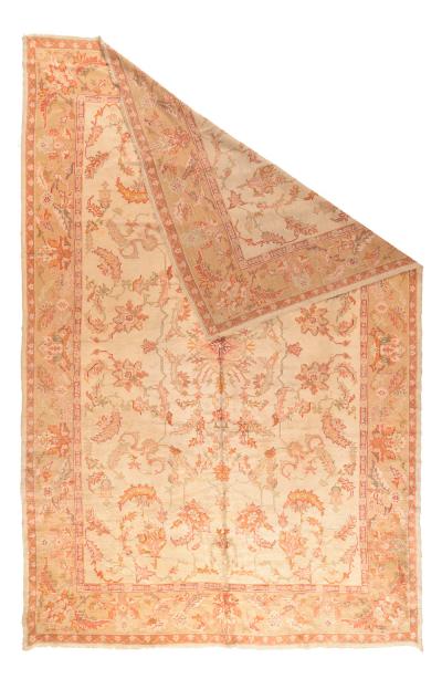 Antique Oushak Rug 9 5 x 15 9 