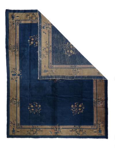Antique Peking Rug 9 1 x 11 6 