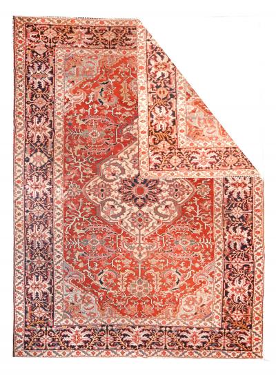 Antique Perisan Serapi Rug 8 9 x 13 0 