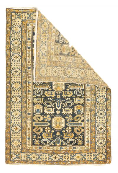 Antique Perpedil Rug 3 3 x 4 11 