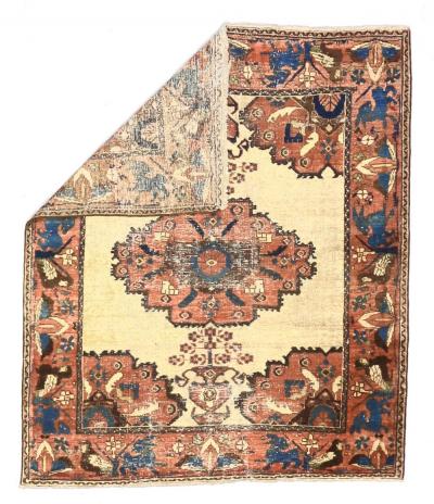 Antique Persian Afshar Rug 34 x 40 