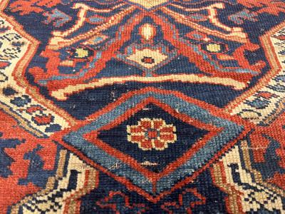 Antique Persian Afshar Rug 4 0 x 5 1 