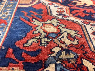 Antique Persian Afshar Rug 4 0 x 5 1 