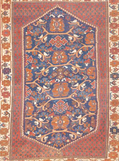 Antique Persian Afshar Rug 4 1 x 5 6 