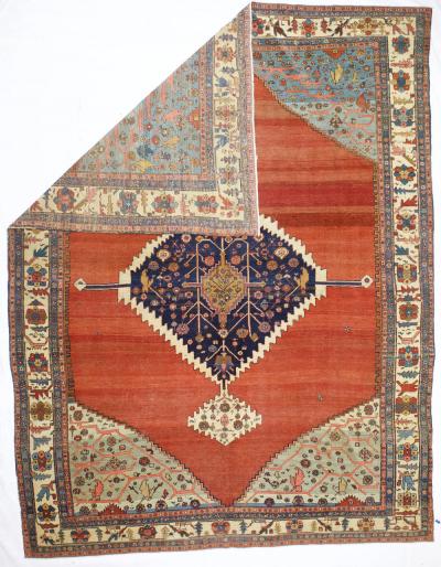 Antique Persian Bakhshayesh Rug 10 0 x 13 0 