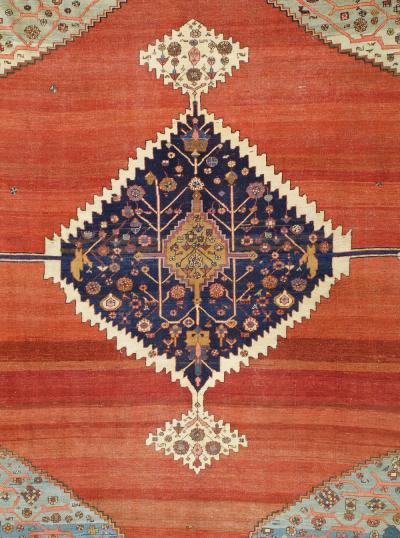 Antique Persian Bakhshayesh Rug 10 0 x 13 0 