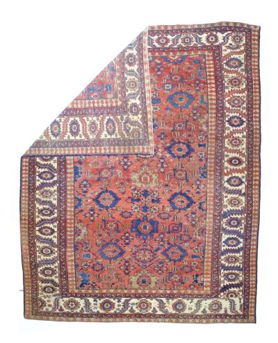 Antique Persian Bakhshayesh Rug 11 1 x 13 1 