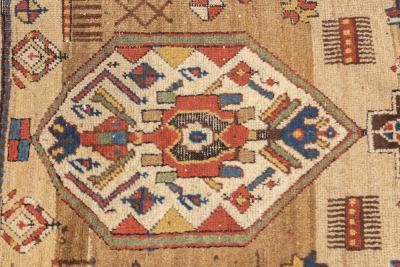 Antique Persian Bakhshayesh Rug 3 6 x 8 9 