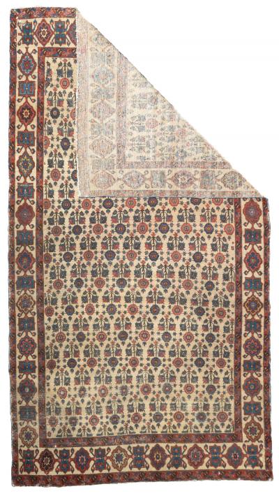 Antique Persian Bakhshayesh Rug 5 2 x 9 4 