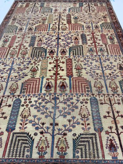 Antique Persian Bakhshayesh Rug 7 8 x 11 7 