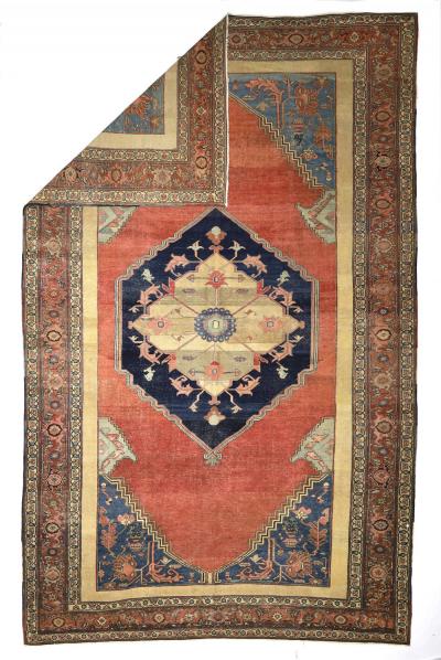 Antique Persian Bakhshayesh Rug 8 2 x 13 2 