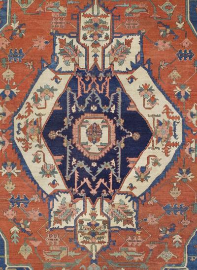 Antique Persian Bakhshayesh Rug 9 3 x 14 3 