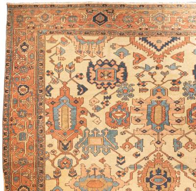 Antique Persian Bakhshayesh Rug 9 6 x 10 9 
