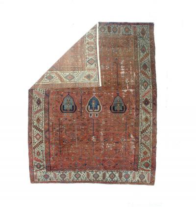 Antique Persian Bakhshayesh Rug 9 8 x 12 2 