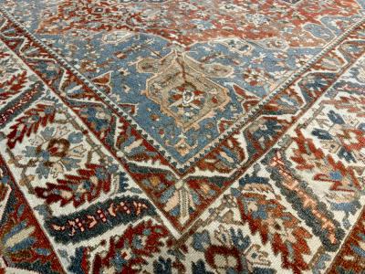 Antique Persian Bakhtiari Rug 10 x 9 x 14 x 4 