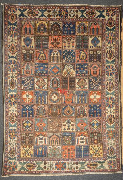 Antique Persian Baktiari Rug 611 x 99