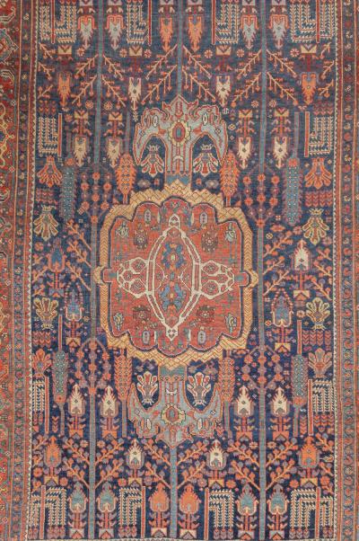 Antique Persian Bidjar Rug 47 x 71