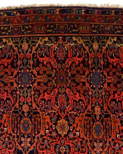 Antique Persian Bidjar Rug 54 x 13 x 7 