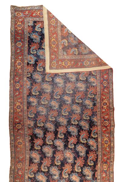 Antique Persian Bidjar Rug 71 x 137
