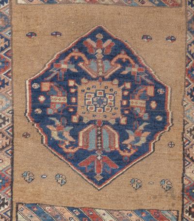 Antique Persian Bijar Wool Foundation Rug 3 7 x 4 4 