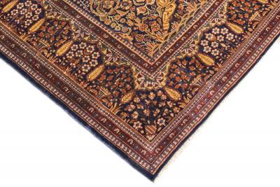 Antique Persian Dabir Kashan Manchester Rug 5 0 x 6 11 