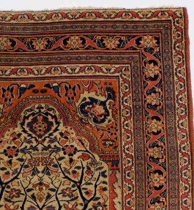 Antique Persian Doroksh Rug 4 2 x 5 7 