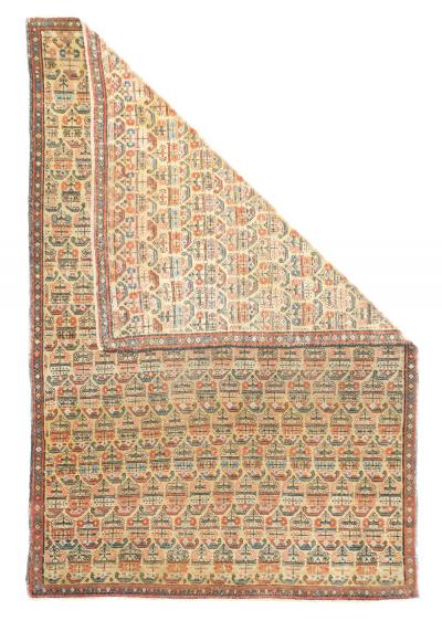 Antique Persian Farahan Rug 3 3 x 4 9 