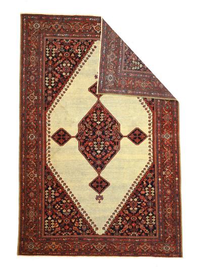 Antique Persian Farahan Rug 46 x 68 