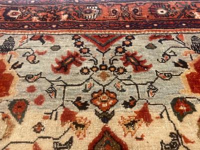 Antique Persian Farahan Rug 48 x 611