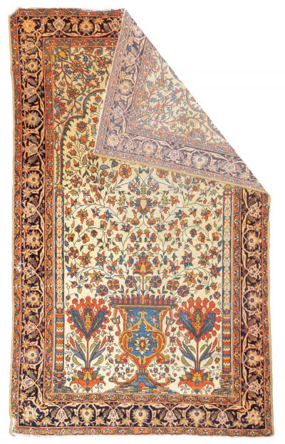 Antique Persian Farahan Sarouk 44 x 73 