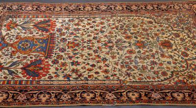 Antique Persian Farahan Sarouk 44 x 73 