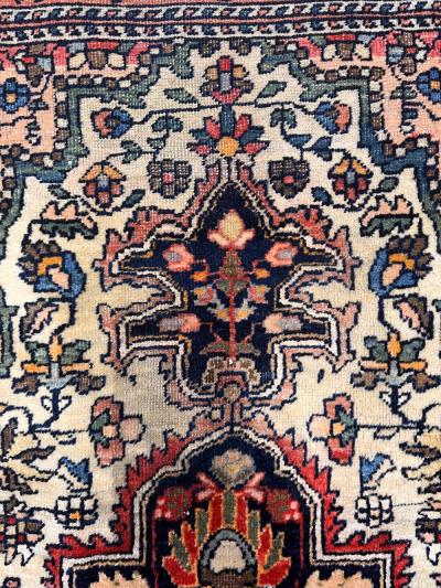 Antique Persian Farahan Sarouk Rug 3 3 x 4 10 