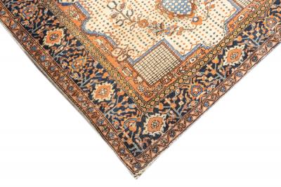 Antique Persian Farahan Sarouk Rug 3 4 x 4 11 