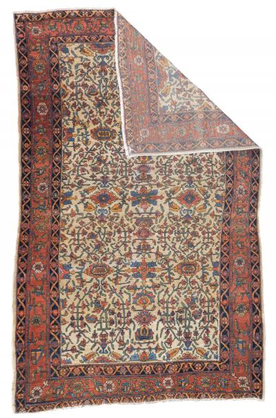 Antique Persian Farahan Sarouk Rug 4 2 x 6 6 