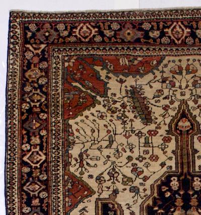 Antique Persian Farahan Sarouk Rug 4 x 3 x 6 x 6 