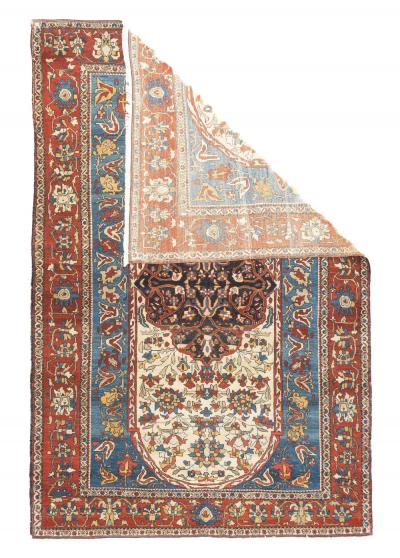 Antique Persian Farahan Sarouk Rug 44 x 66 