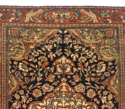 Antique Persian Farahan Sarouk Rug 46 x 66 
