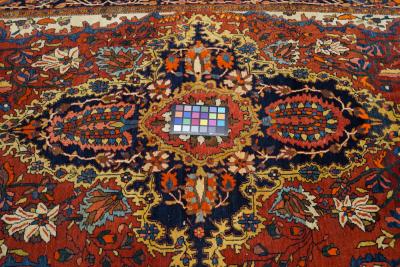 Antique Persian Farahan Sarouk Rug 46 x 70