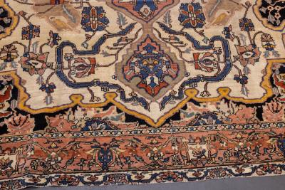 Antique Persian Farahan Sarouk Rug 6 7 x 9 7 