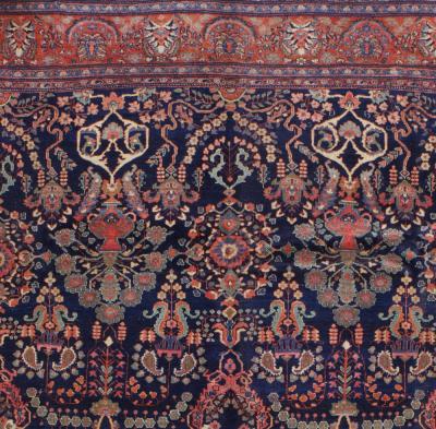 Antique Persian Farahan Sarouk Rug 8 10 x 12 2 