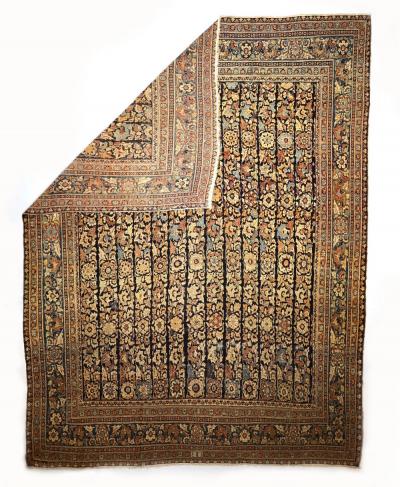 Antique Persian Haji Jalili Tabriz Rug 106 x 139 