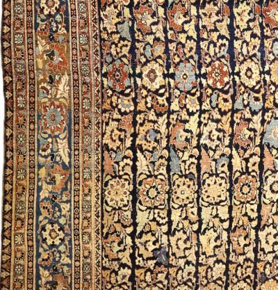 Antique Persian Haji Jalili Tabriz Rug 106 x 139 