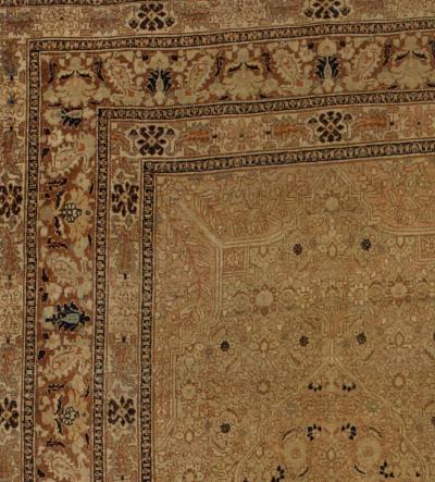 Antique Persian Haji Jalili Tabriz Rug 4 5 x 6 6 