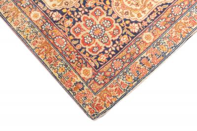 Antique Persian Haji Jalili Tabriz Rug 9 1 x 12 9 