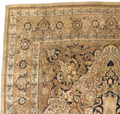 Antique Persian Haji Jalili Tabriz Rug 9 3 x 12 1 